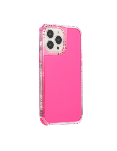 Cover iPhone 13 Pro TPU + PC Antiurto Viola Rose Rosso | Melacompro