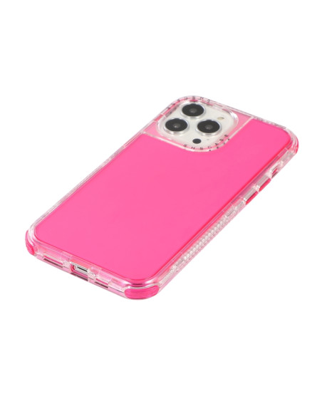 Cover iPhone 13 Pro TPU + PC Antiurto Viola Rose Rosso | Melacompro