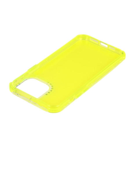 Cover iPhone 13 Pro TPU + PC Antiurto Viola Fluorecent Verde | Melacompro