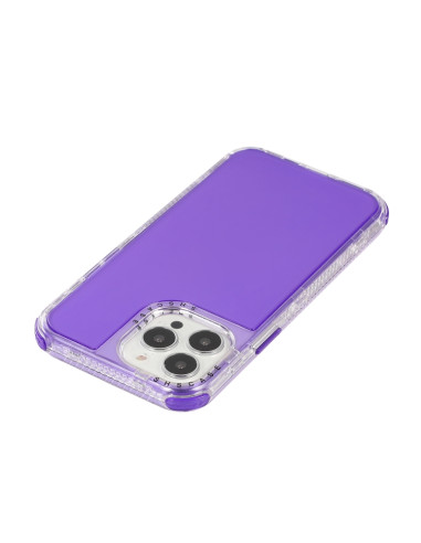 Cover iPhone 13 Pro Max Viola Trasparente | Melacompro
