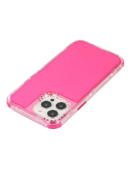 Cover iPhone 13 Pro Max Viola Trasparente Rose Rosso | Melacompro