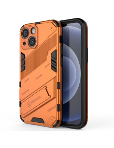 Cover iPhone 13 TPU + PC Antiurto Nero Arancione