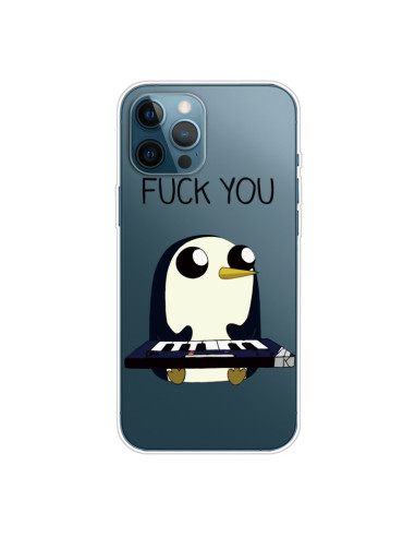 Cover iPhone 13 Pro TPU Trasparente Pinguino | Melacompro