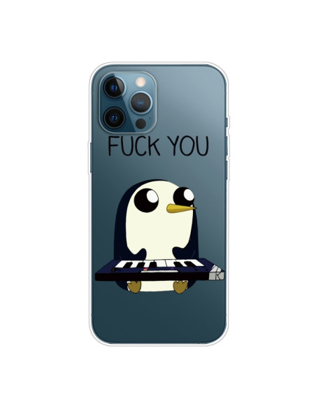 Cover iPhone 13 Pro TPU Trasparente Pinguino | Melacompro