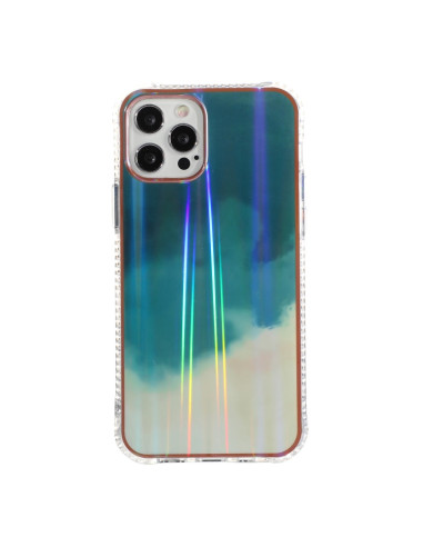 Cover iPhone 13 mini Aurora Acquerello Verde | Melacompro