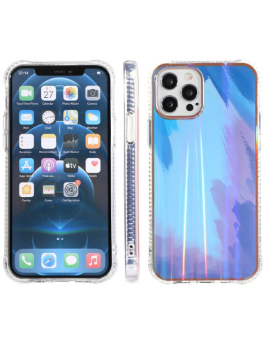 Cover iPhone 13 mini Aurora Acquerello Blu | Melacompro