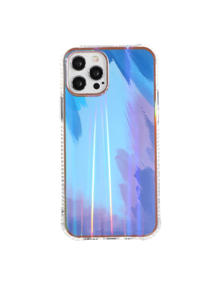 Cover iPhone 13 mini Aurora Acquerello Blu | Melacompro