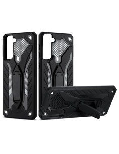 Cover Galaxy S21 5G TPU + PC Antiurto Blu Nero