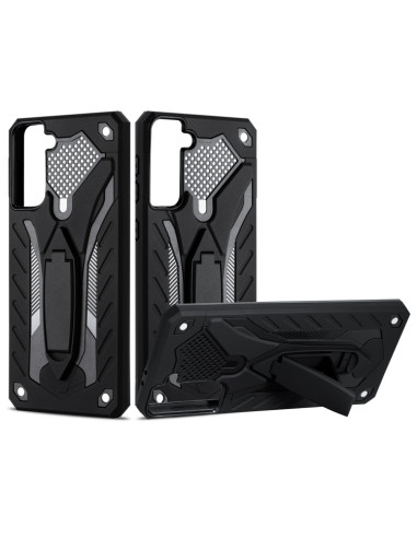 Cover Galaxy S21 5G Antiurto Blu Nero | Melacompro