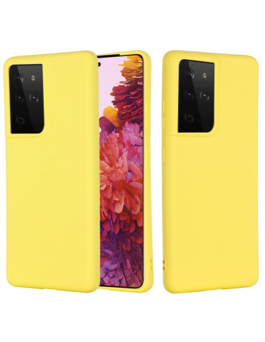 Cover Galaxy S21 Ultra Silicone Giallo | Melacompro