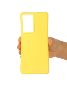 Cover Galaxy S21 Ultra Silicone Giallo | Melacompro 2