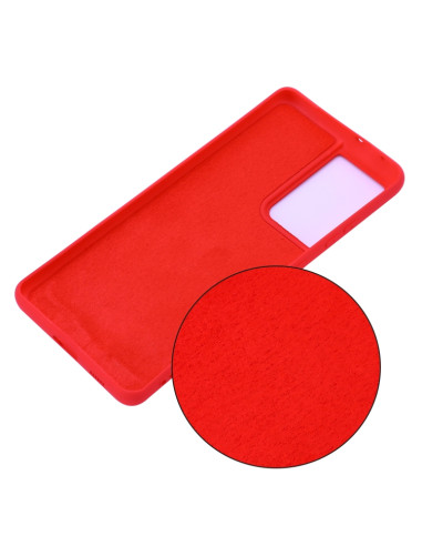 Cover Galaxy S21 Ultra Silicone Giallo Rosso | Melacompro