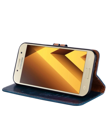 Cover Galaxy A5 2017 Pelle Flip Blu | Melacompro