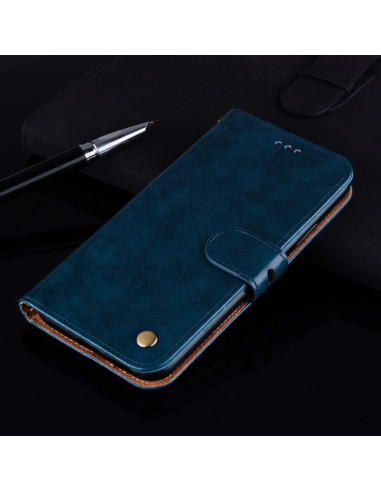 Cover Galaxy A5 2017 Pelle Flip Blu | Melacompro