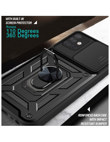 Cover Galaxy A51 4G Sliding Camera TPU PC Nero | Melacompro