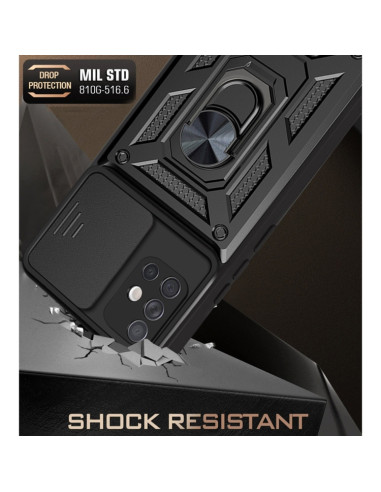 Cover Galaxy A51 4G Sliding Camera TPU PC Rosso | Melacompro