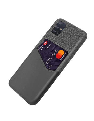 Cover Galaxy A51 PC Pelle Grigia Antiurto Grigio | Melacompro