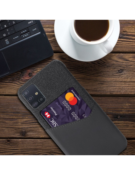 Cover Galaxy A51 PC Pelle Grigia Antiurto Grigio | Melacompro