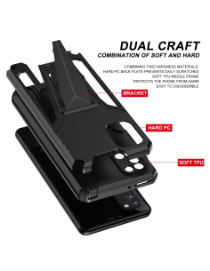 Cover Galaxy A31 Antiurto PC TPU Nero | Melacompro 2