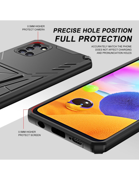 Cover Galaxy A31 Antiurto PC TPU Nero | Melacompro