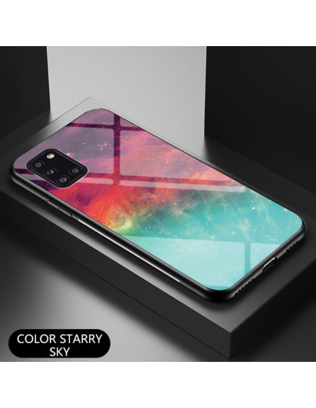 Cover Galaxy A31 Cielo Stellato Glass TPU | Melacompro