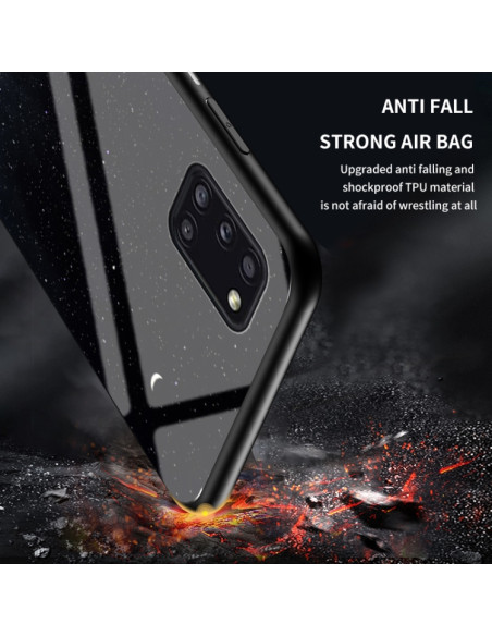 Cover Galaxy A31 Cielo Stellato Glass TPU | Melacompro