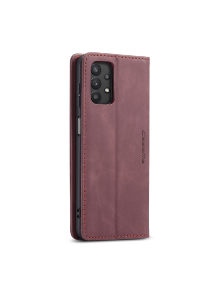 Cover Galaxy A32 5G Pelle Marrone Wine Rosso | Melacompro