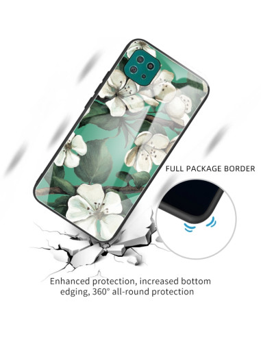 Cover Galaxy A22 5G Glass Antiurto Bianco | Melacompro