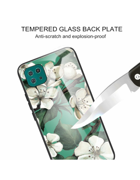 Cover Galaxy A22 5G Glass Antiurto Bianco | Melacompro