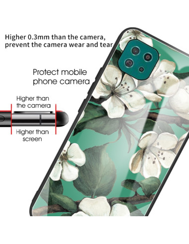 Cover Galaxy A22 5G Glass Antiurto Bianco | Melacompro