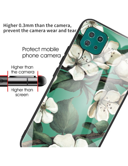 Cover Galaxy A22 5G Glass Antiurto Bianco | Melacompro