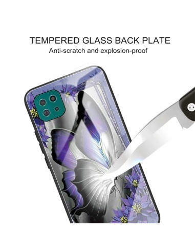 Cover Galaxy A22 5G Farfalla Colorata | Melacompro