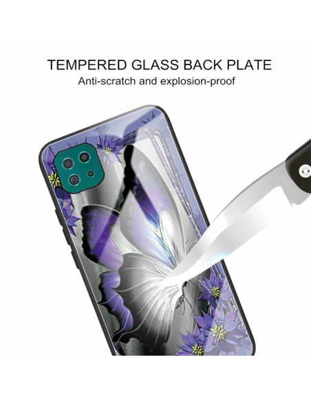 Cover Galaxy A22 5G Farfalla Colorata | Melacompro