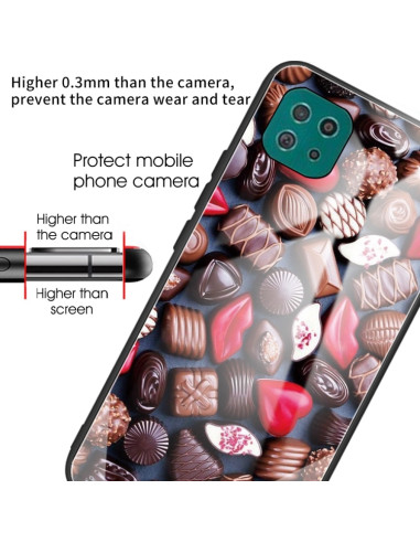 Cover Galaxy A22 5G Antiurto Marrone | Melacompro