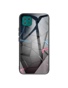 Cover Galaxy A22 5G Glass TPU Antiurto Rombo