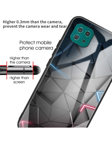 Cover Galaxy A22 5G Glass TPU | Melacompro