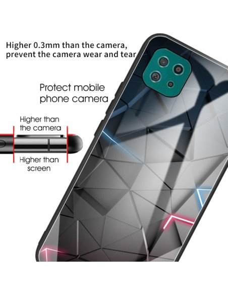 Cover Galaxy A22 5G Glass TPU | Melacompro