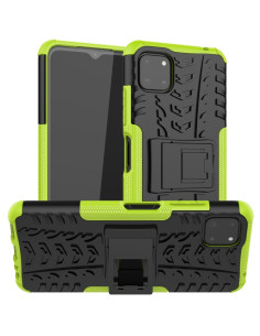 Cover Galaxy A22 5G TPU+PC Antiurto Nero Verde