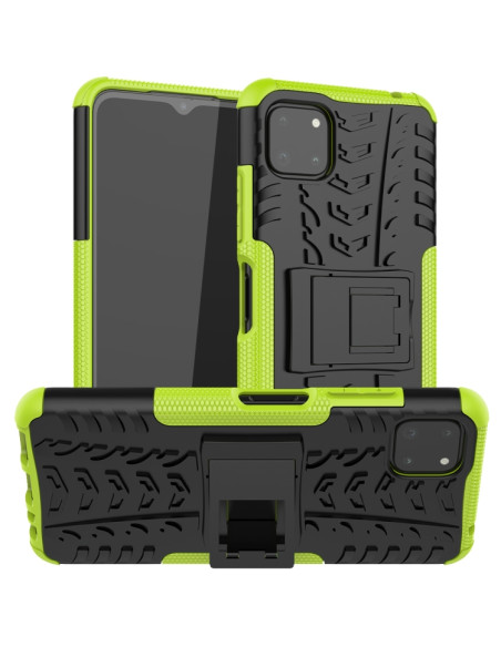 Cover Galaxy A22 5G TPU+PC Nero Verde | Melacompro