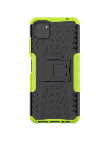 Cover Galaxy A22 5G TPU+PC Nero Verde | Melacompro
