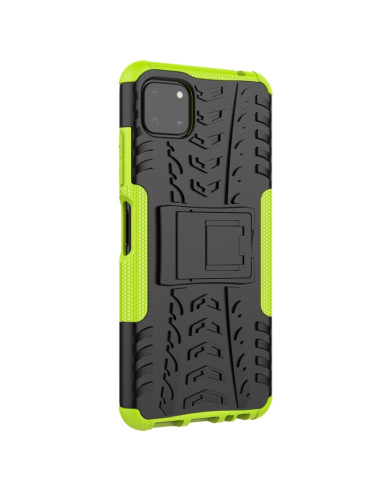 Cover Galaxy A22 5G TPU+PC Nero Verde | Melacompro