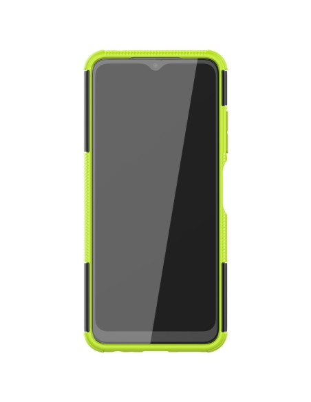 Cover Galaxy A22 5G TPU+PC Nero Verde | Melacompro