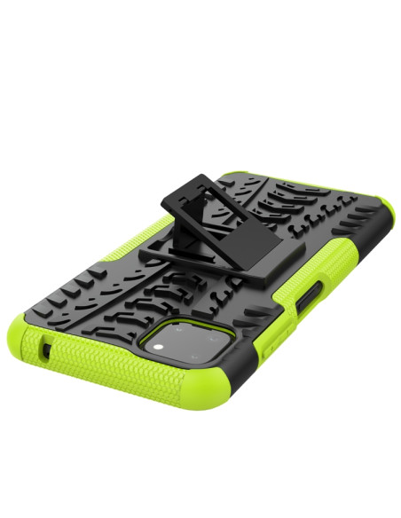 Cover Galaxy A22 5G TPU+PC Nero Verde | Melacompro