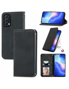 Cover Oppo Reno 5 5G / Find X3 Lite Pelle Nero | Melacompro