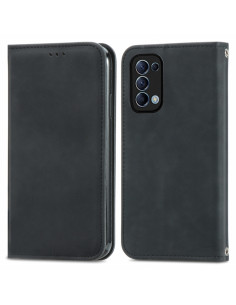 Cover Oppo Reno 5 5G / Find X3 Lite Pelle Nero | Melacompro 2