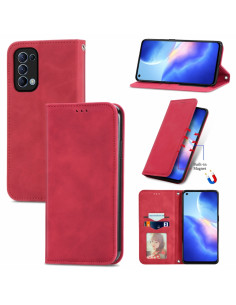 Cover Oppo Reno 5 5G / Find X3 Lite Pelle Rosso | Melacompro