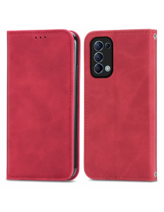 Cover Oppo Reno 5 5G / Find X3 Lite Pelle Rosso | Melacompro 2