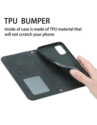 Cover OPPO Find X3 Pro Pelle Nero | Melacompro