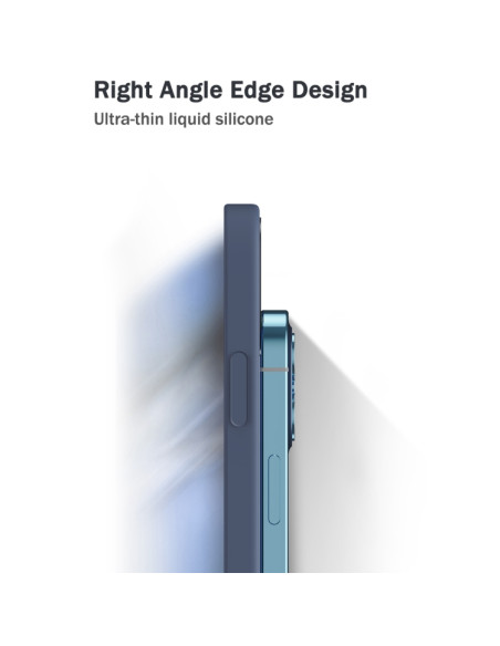 Cover Redmi Note 9 5G Silicone Blu Cielo Grigio | Melacompro