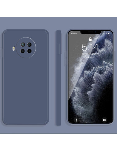 Cover Redmi Note 9 Pro Silicone Viola Grigio | Melacompro